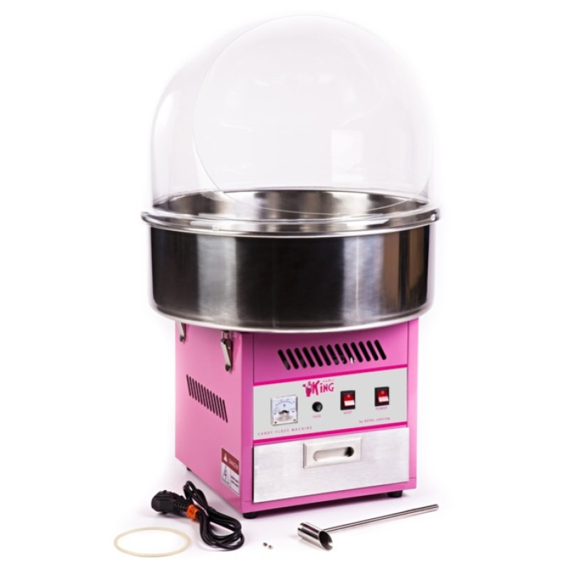Апарат для солодкої вати із візком ZUVER CandyCart Німеччина 1080W оберти мідним двигуном 
