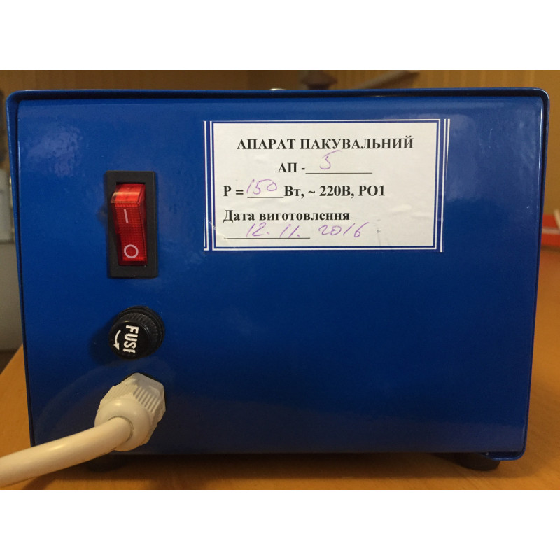 Апарат пакувальний зварювач АП-5 (400мм) з регулятором не відрізний шина Vektor