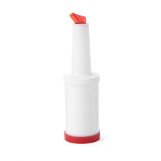 Диспенсер для бару – з 2 частин, 0,8 л – червоний 557600 Hendi PP (Polypropylene);PS (Polystyrene)