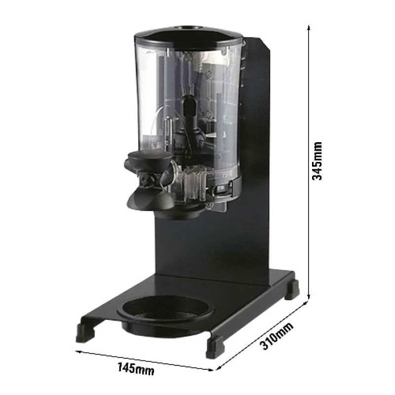 Диспенсер для кави професійний чорний GGM Gastro MC10-BLACK