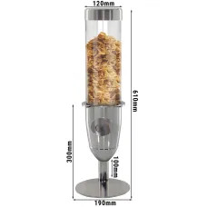 Диспенсер для мюслі - Ø 12 cm GGM Gastro MUSPG12C