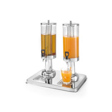 Диспенсер для соків, 2х3 л 425435 Hendi PC (Polycarbonate);18/8 Stainless steel