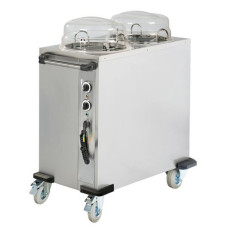Диспенсер для тарілок з підігрівом – на 2 x 50 тарілок GGM Gastro TSBC250