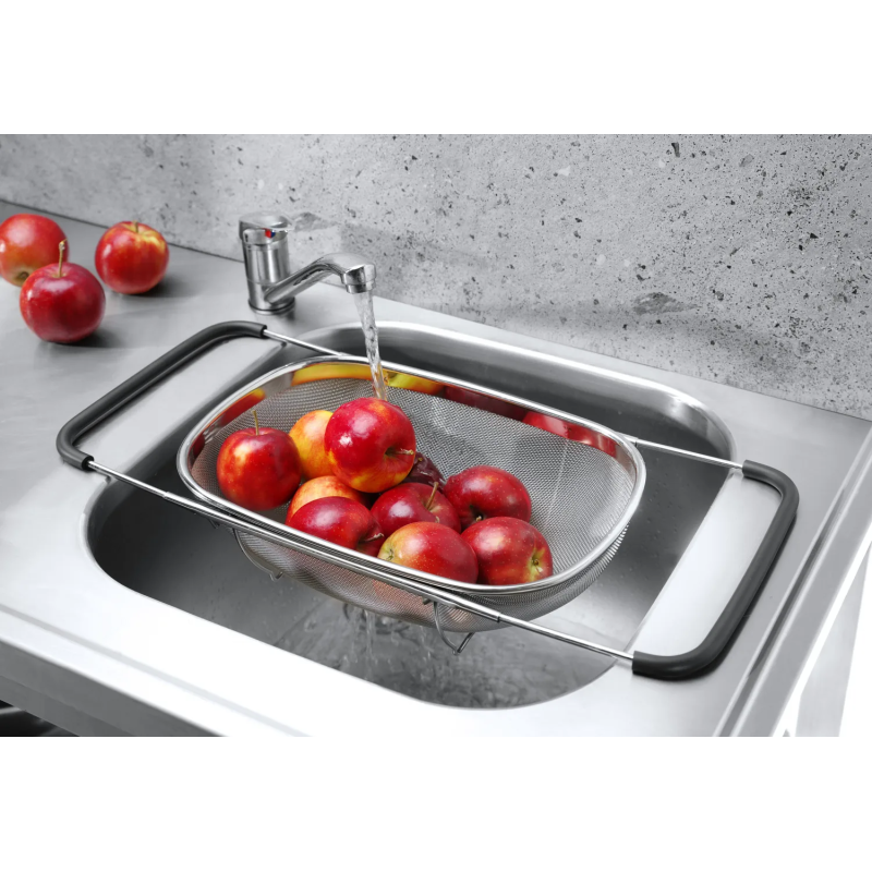 Друшляк для мийки розсувний, 360х240х(Н)115 мм 535219 Hendi Stainless steel
