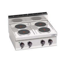 Електрична плита з 4 конфорками, кругла GGM Gastro EHB873E-230V