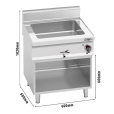 Електрична водяна баня 1xGN1/1+2xGN1/4 GGM Gastro EBB663C#SET