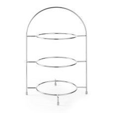 Етажерка для 3 тарілок x Ø275 мм, 290x200x440 мм 425473 Hendi Chrome-plated