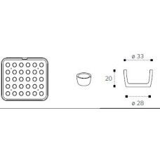 Форма для тарталеток Pavoni Piastra 9