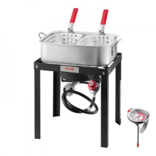 Фритюрниця для риби VEVOR Aluminium 2 Korb 13,27L