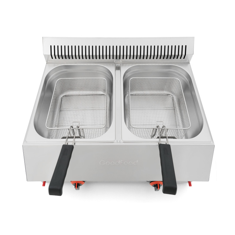 Фритюрниця газова GoodFood GF66 LPG 6+6 літрів