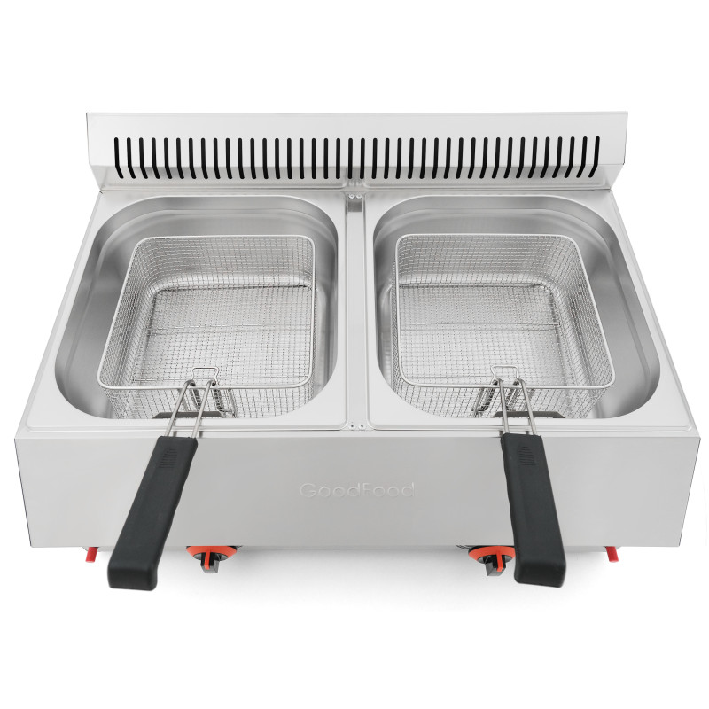 Фритюрниця газова GoodFood GF88 LPG 8+8 літрів