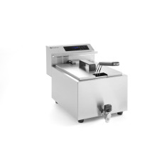 Фритюрниця MasterPro із зливним краном - 8 л. 207369 Hendi 18/0 Stainless steel