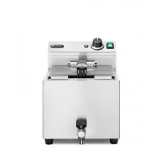 Фритюрниця XL Profi Line із зливним краном, ручна, 10 л, 400 В, 6600 Вт, 302x687x(В)375 мм 209424 Hendi 18/0 Stainless steel