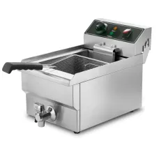 ФРИТЮРНИЦЯ ОДИНАРНА З КРАНОМ 10 л HKN-FT10N*