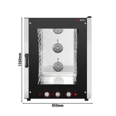 Газова конвекційна піч 10 x GN 1/1 та EN 40 x 60 см GGM Gastro HGB1011-46