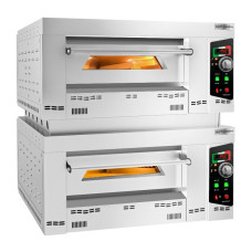 Газова піч для піци 4 + 4 x 34 см GGM Gastro GEP4#GEP4