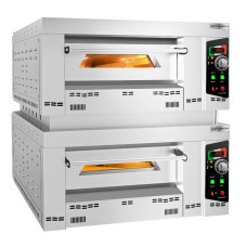 Газова піч для піци 6 + 6 x 34 см (глибиною) GGM Gastro GEP6T#GEP6T