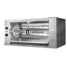 Газовий гриль для курки з 4 рожна на 24 тушок курки GGM Gastro GHGM424