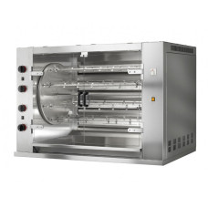 Газ Гриль, що обертається для курки / з 8 рожна на 48 тушок курки GGM Gastro ERHM848