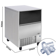Генератор кубиків льоду 59 кг/24 год GGM Gastro EQI55