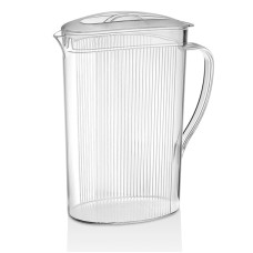 Графін з полікарбонату, 2,2 л (ребристий) GSRH--0002 Gastro Plast PC Прозорий