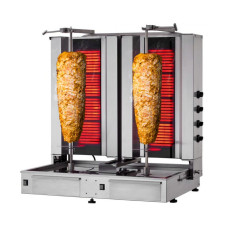 Гриль для кебабу, 4+4 пальники/макс. 120 кг GGM Gastro DUKE4+4-N