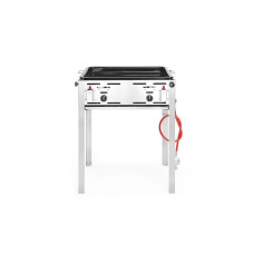 Гриль газовий Grill Master MAXI GN 2/1 - підлоговий, 9.2кВт, 650x540x840(H) мм 154717 Hendi Chrome-plated;18/0 Stainless steel