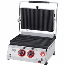 Гриль контактний газовий 2135 LPG - SILVER