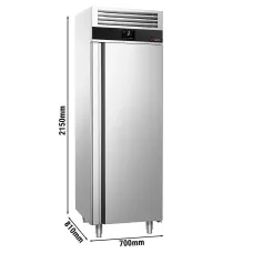 Холодильна шафа 700 літрів кількість дверей 1 GGM Gastro KSF700T1-EF