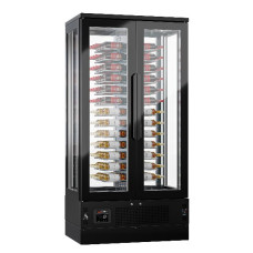 Холодильна шафа для вина 1,0 x 0,61 (2 скл.дверцята / місткість: 120 б) GGM Gastro WKF120