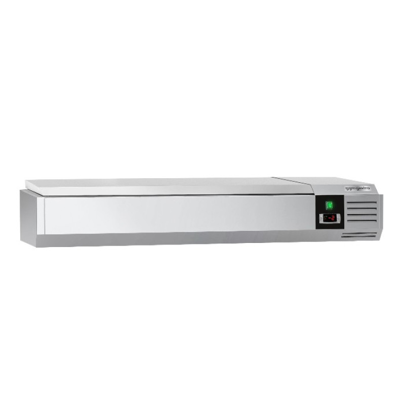 Холодильна вітрина PREMIUM - 1200x395мм GGM Gastro AGG124END