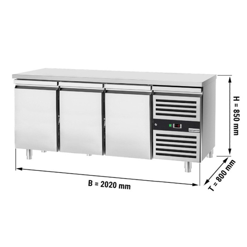 Холодильний стіл для кондитерських виробів PREMIUM GGM Gastro BKJ208ND