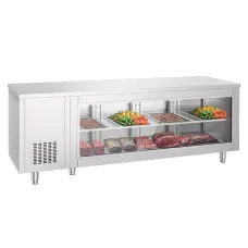 Холодильний стіл для напоїв - 2,3 x 0,7 m GGM Gastro KTGFF237D