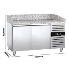 Холодильний стіл для піци з бортом для піци PREMIUM GGM Gastro POS158ND