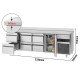 Холодильний стіл GGM Gastro KTF227AND-EF#1T#6S