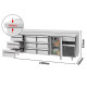 Холодильний стіл GGM Gastro KTF227AND-EF#1T#9S