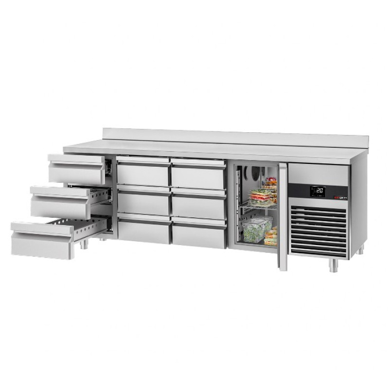 Холодильний стіл GGM Gastro KTF227AND-EF#1T#9S