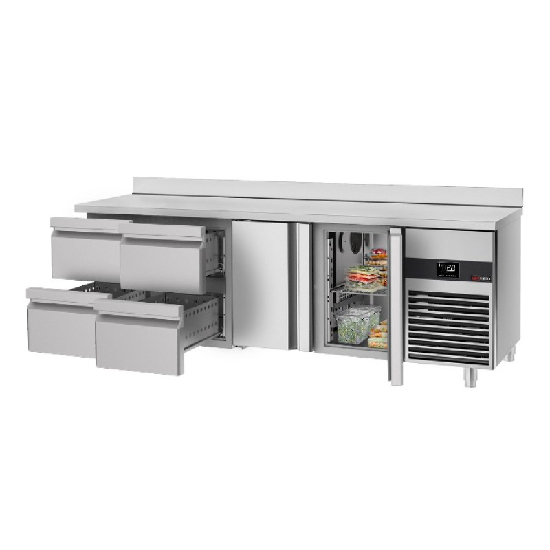 Холодильний стіл GGM Gastro KTF227AND-EF#2T#4S