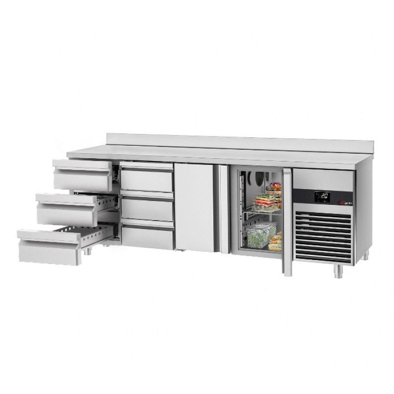 Холодильний стіл GGM Gastro KTF227AND-EF#2T#6S