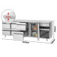 Холодильний стіл GGM Gastro KTF227ND-EF#1T#6S