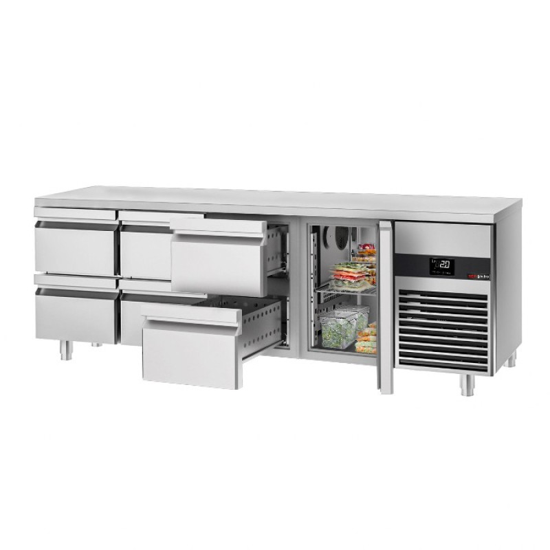 Холодильний стіл GGM Gastro KTF227ND-EF#1T#6S