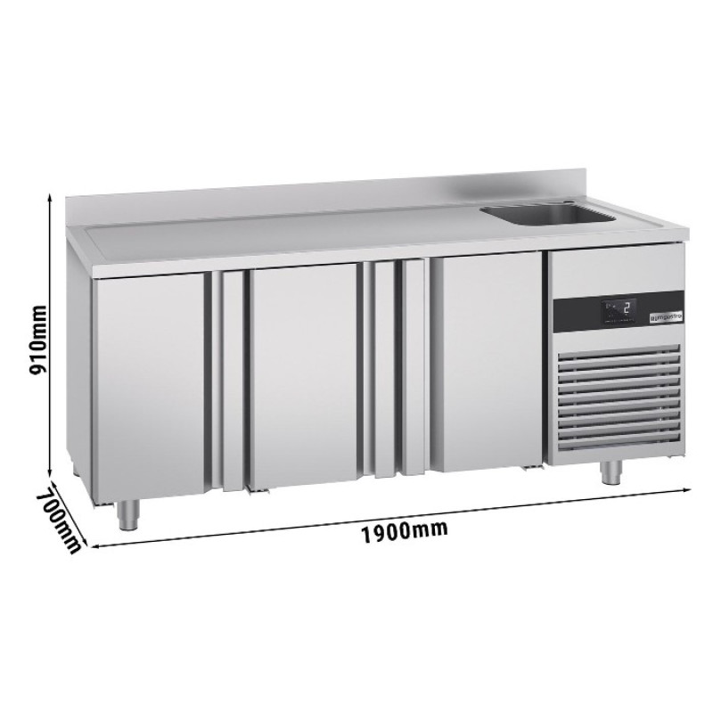 Холодильний стіл GGM Gastro KTF420BAR-EF