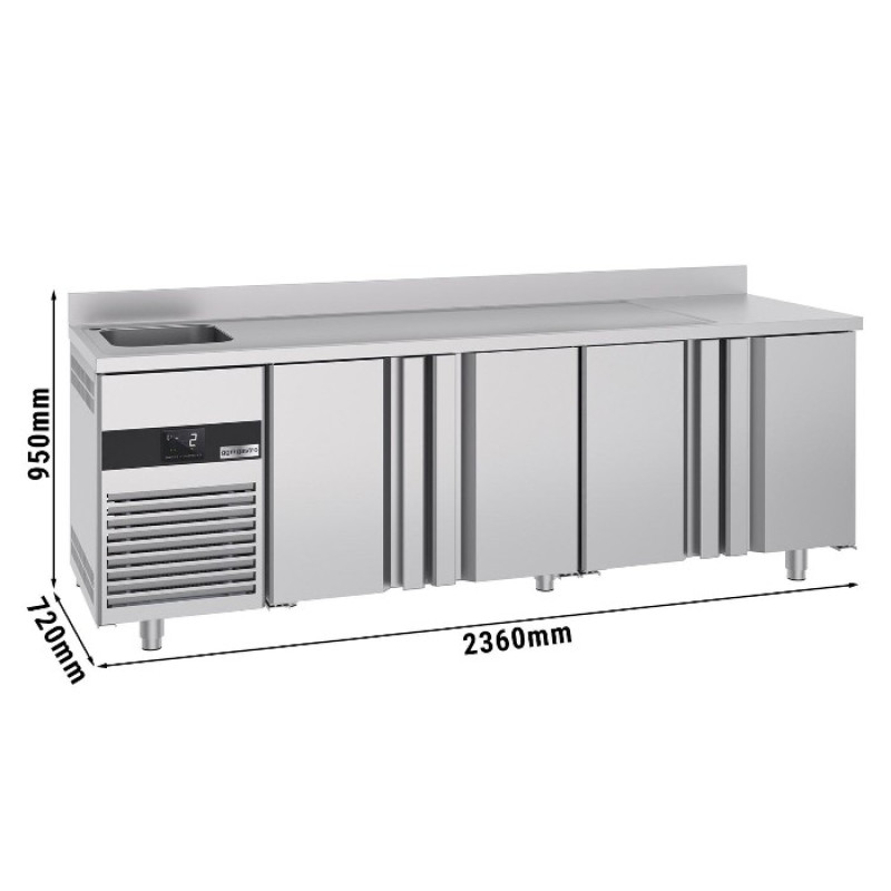 Холодильний стіл GGM Gastro KTF540BAL-EF