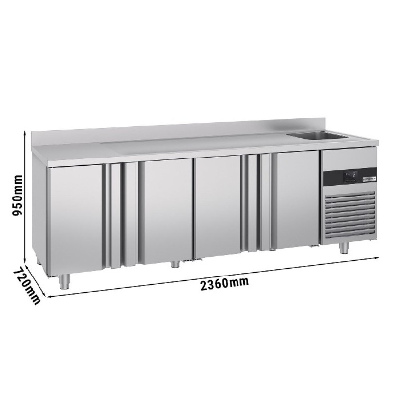 Холодильний стіл GGM Gastro KTF540BAR-EF