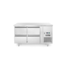 Холодильний стіл Profi Line 700 з 4 ящиками та тумбочкою - 230V / 250W - 0/8˚C - 1360x700x(H)850 233764 Hendi Stainless steel