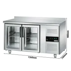Холодильний стіл PREMIUM - 1,36 x 0,7 m GGM Gastro KTS147AND#2G