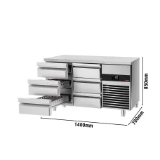 Холодильний стіл PREMIUM - 1.4 x 0.7 m GGM Gastro KTF147ND-EF#6S