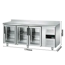 Холодильний стіл PREMIUM - 1,8 x 0,7 m GGM Gastro KTS187AND#3G