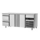 Холодильний стіл PREMIUM - 1.86 x 0.7 m (2 дверцята, 2 висувні секції) GGM Gastro KTF187ND-EF#2T#2S