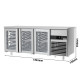 Холодильний стіл PREMIUM - 1,86 x 0,7 м - 3 скляні двері GGM Gastro KTF187ND-EF#3G